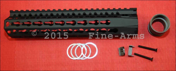 DYTAC 9inch Bravo Rail schwarz