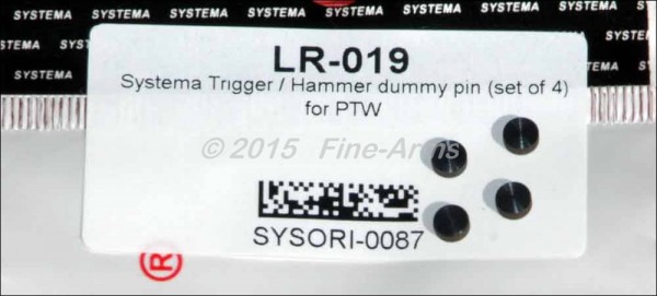 Systema PTW Lower Trigger / Hammer Dummy Pin Set
