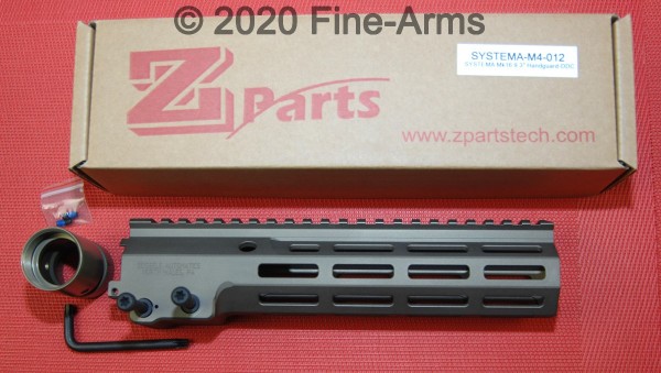 MK16 M-Lok 9.3 inch Rail DDC Tan ZParts