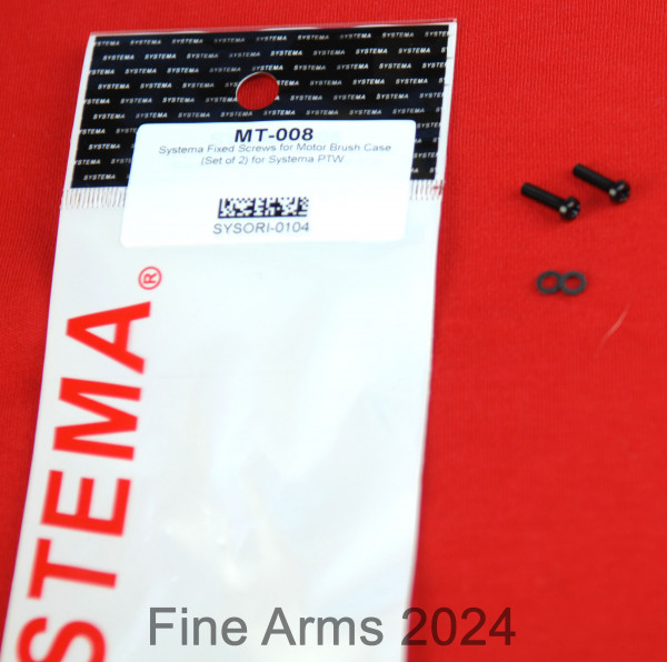 Systema PTW Kohlen Halter Schrauben Set in schwarz