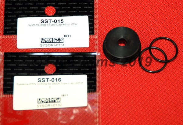 Systema PTW Tube Kappe mit O-Ringe