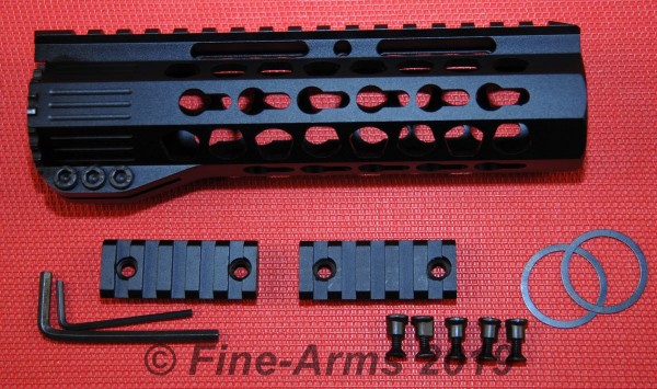 Key Mod Free Float Rail 7 inch schwarz