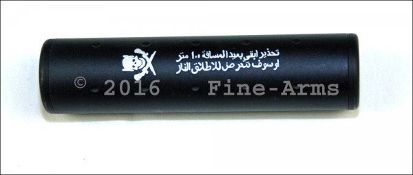 ACM 130mm Silencer Schalli 14mm CW+CCW schwarz
