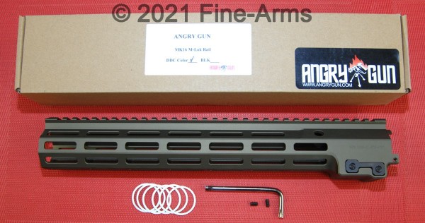 MK16 M-Lok 13.5 inch Rail Tan