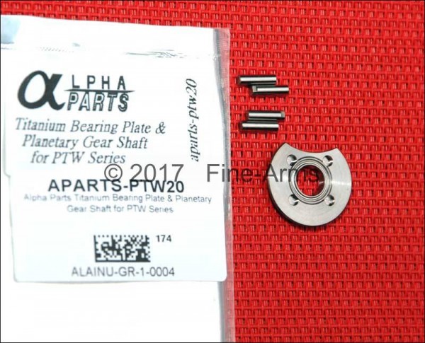 Alpha Parts PTW Titanium Bearing Plate Set