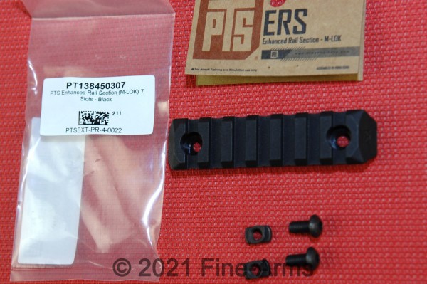 PTS M-Lok Enhanced Rail Section 7 Slots schwarz