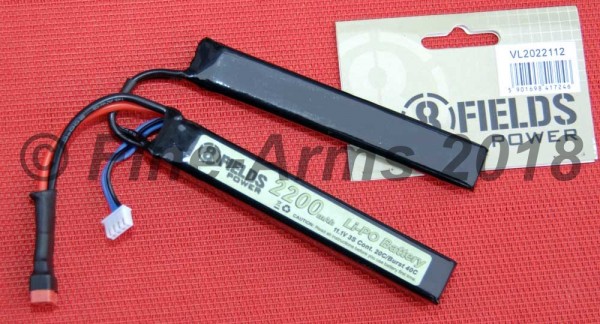 Lipo Akku Twin Type 11,1V 2200mAh 20/40C Deans